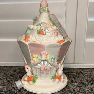 NEW Cupcakes and Cashmere Easter Bunny Pastel Cupcake House Carrots Eggs